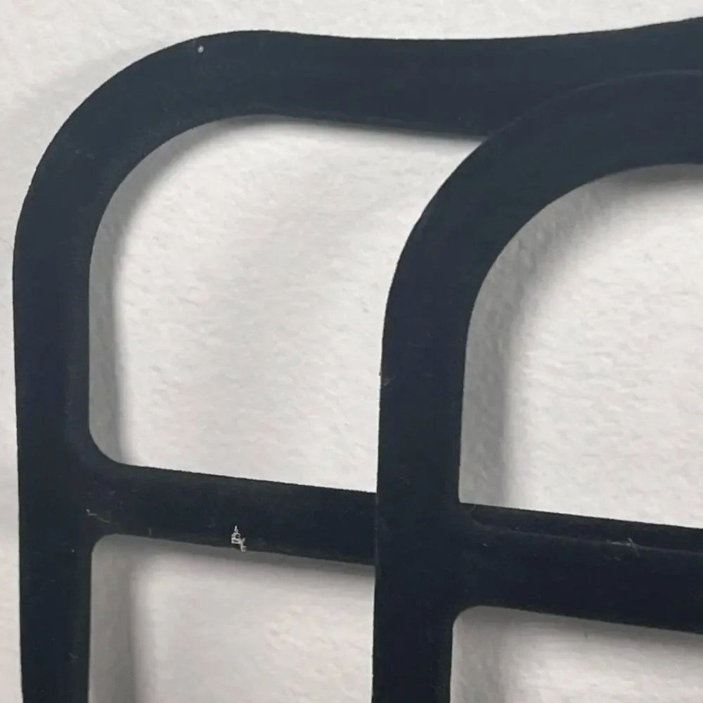 Black Velvet 4-Tier Trouser Pants Hangars Set of 4